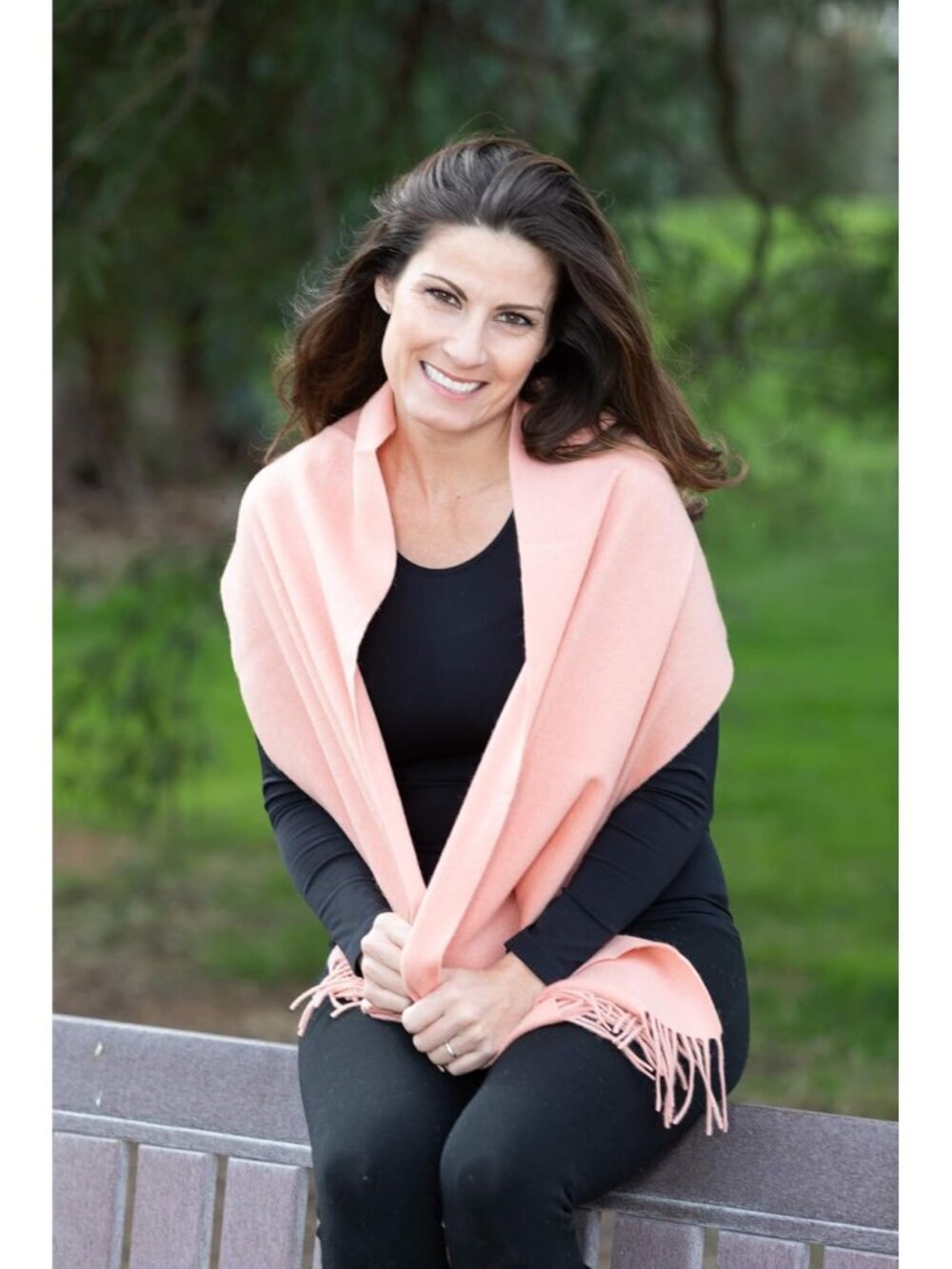 〽️Women's Pink Solid Virgin Wool Warm Soft Luxurious Imported Scarf